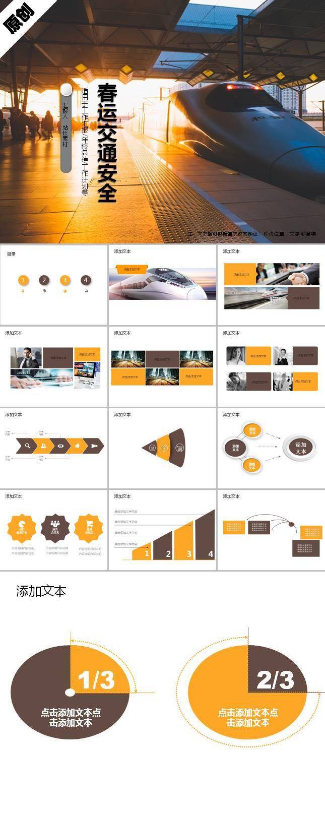 春运交通安全教育工作报告ppt模板插图