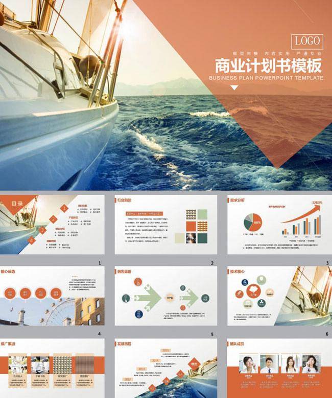 扬帆航行商务ppt插图