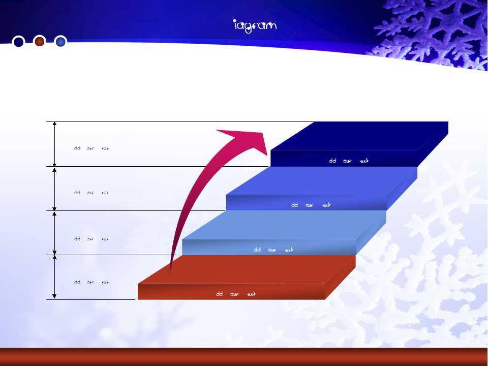 雪花背景企业ppt模板插图