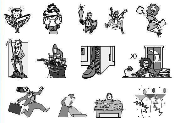 ppt人物剪贴画素材插图