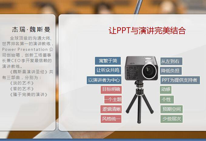 《让PPT与演讲完美结合》动态课件插图
