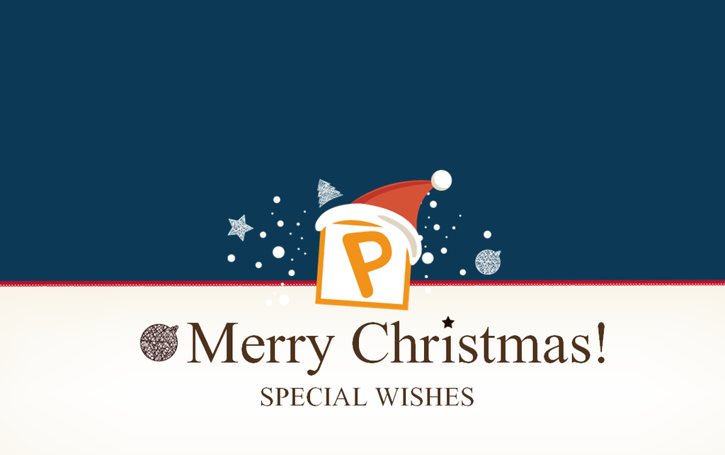 Merry Christmas!圣诞快乐PPT模板插图