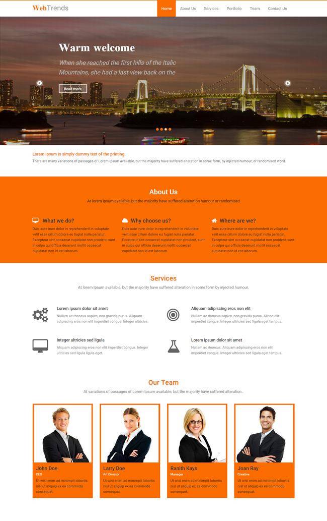 HTML5高端时尚大气网站模板插图