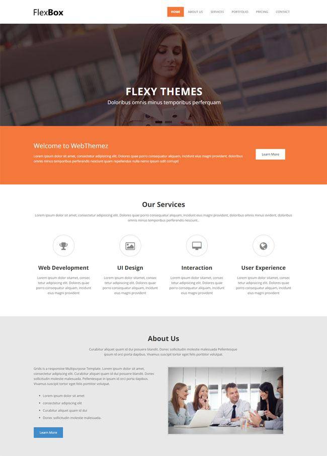 软件公司HTML5网站模板插图