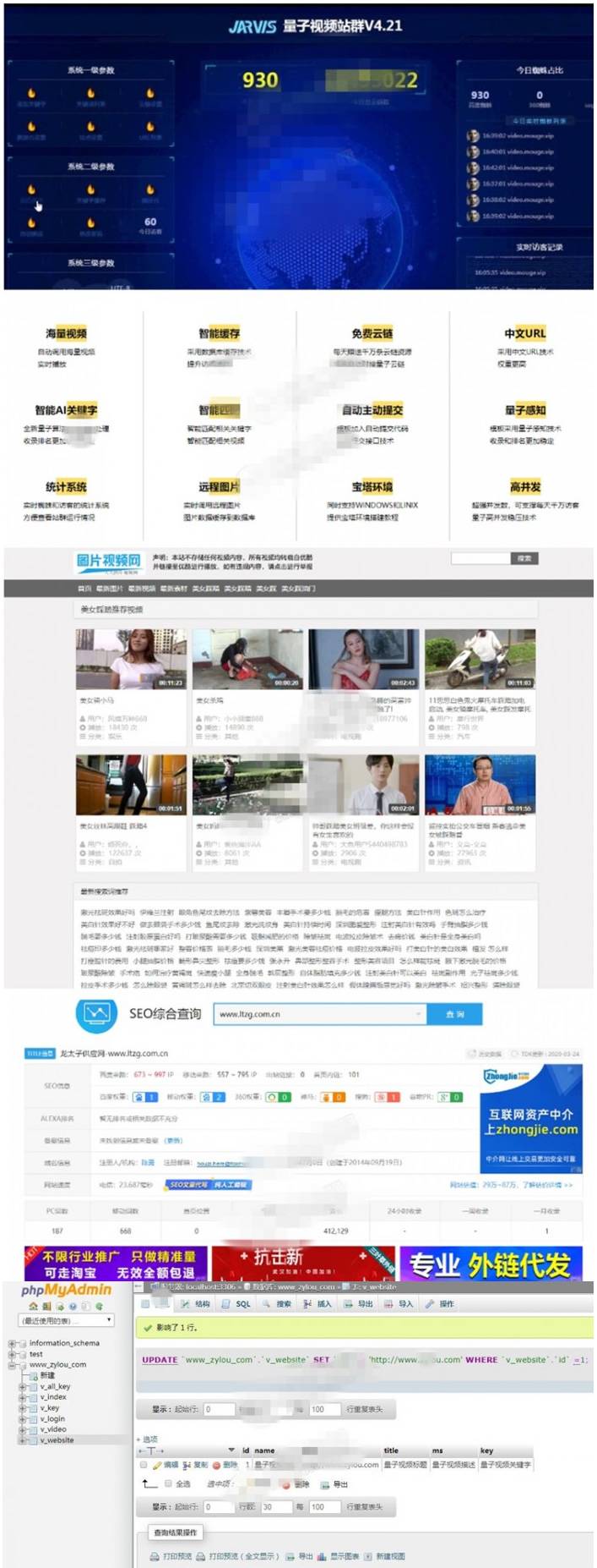 【SEO站群】量子视频站群V4.21正版源码无任何限制插图