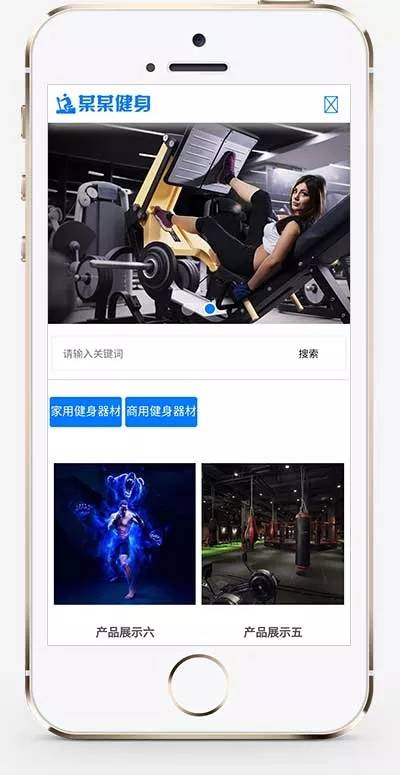 响应式营销型运动健身器材pbootcms网站模板插图
