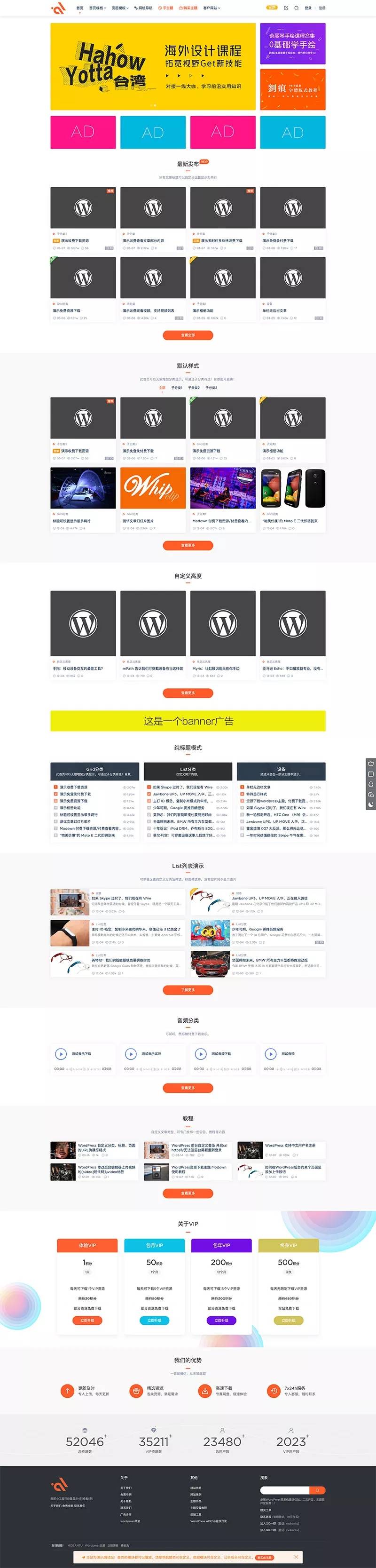WordPress主题Modown收费资源下载[更新至v6.2]插图