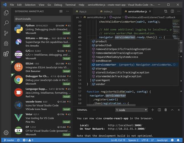 Visual Studio Code(VSCode)免费跨平台程序员代码编辑器开发工具插图