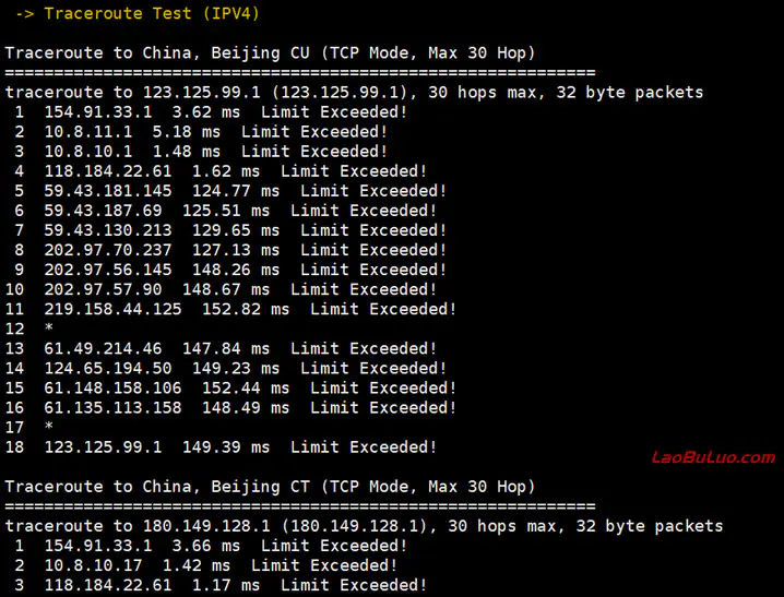 LemonBench快速综合检测Linux服务器性能(硬件网络和下载速度)插图6 LemonBench快速综合检测Linux服务器性能(硬件网络和下载速度)插图6
