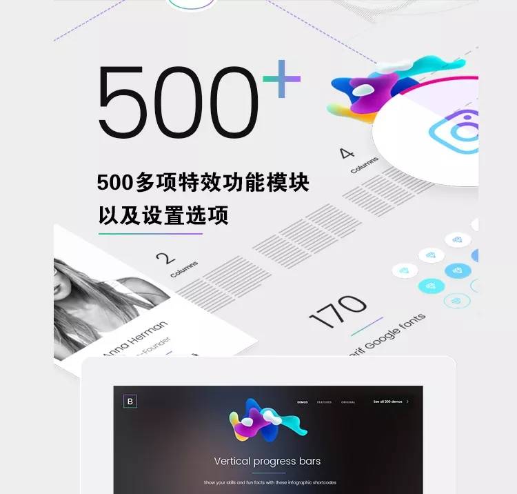 WordPress响应式拖拽编辑html5响应式主题Bridge汉化主题插图6