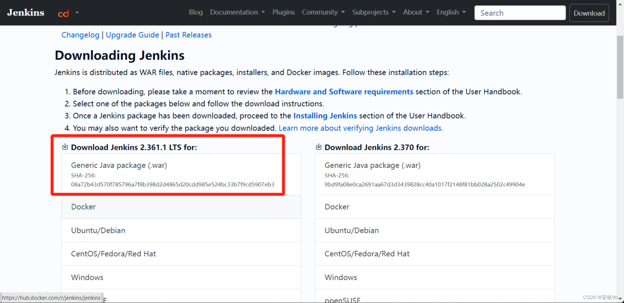 【linux学习记笔】以war包安装部署Jenkins插图1