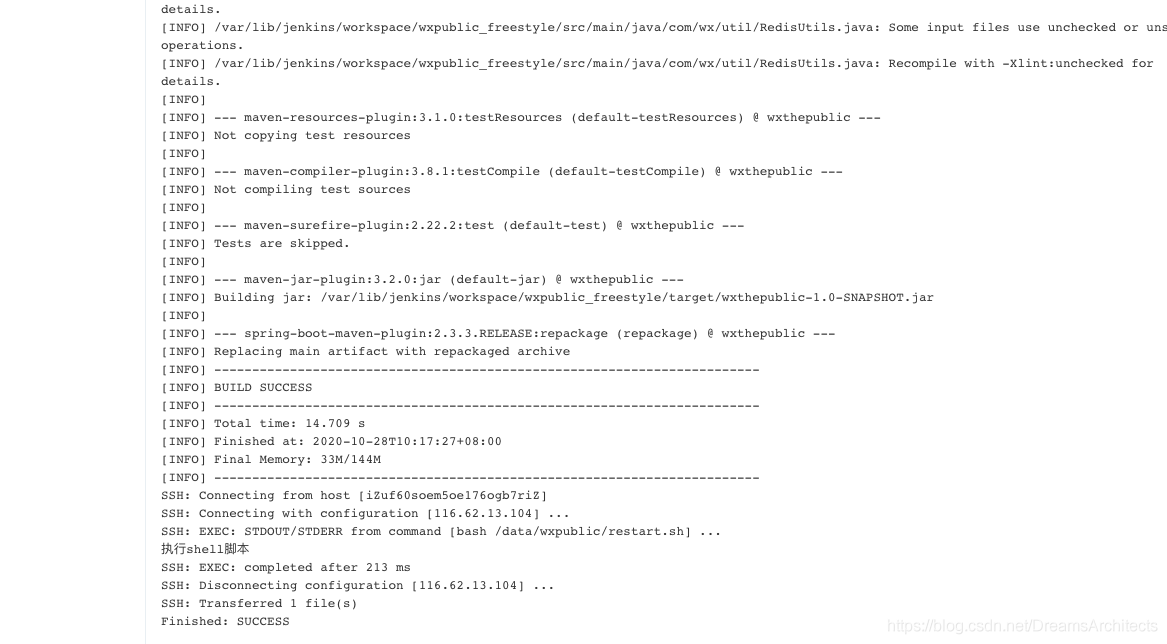 java jar jekins.war_Jenkins部署war包和部署jar包的详细步骤插图29