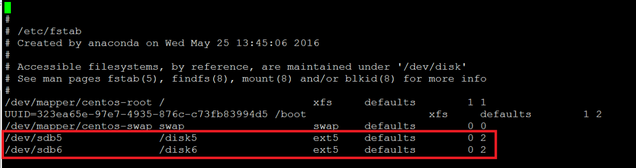 linux 配置自动挂载,配置Linux自动挂载插图