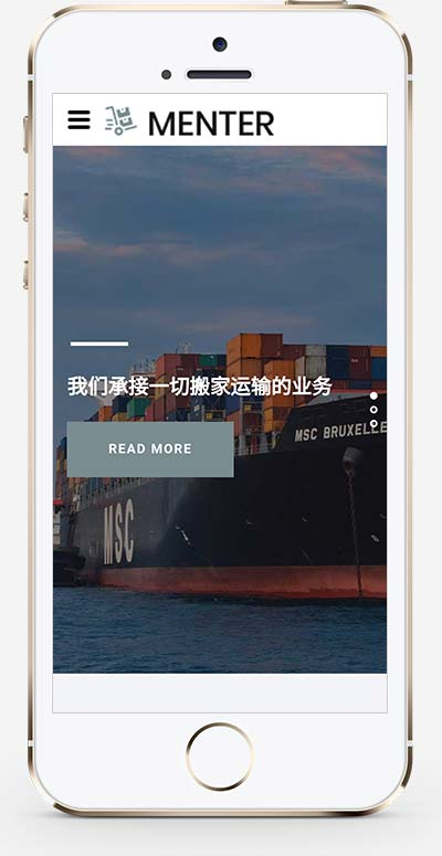 宽屏大气搬家快递家政公司pbootcms网站模板插图
