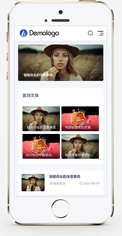 响应式新闻博客自媒体知识类网站源码pbootcms模板插图