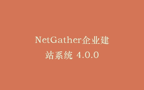 NetGather企业建站系统 4.0.0插图