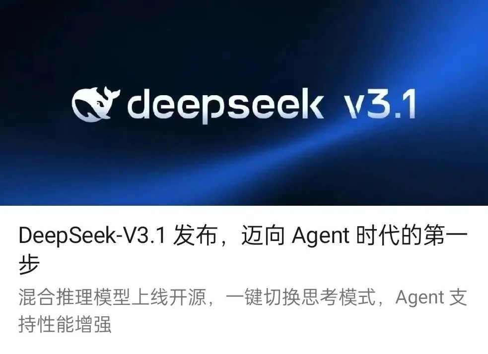 热议！DeepSeek V3.1惊现神秘「极」字Bug，模型故障了？插图